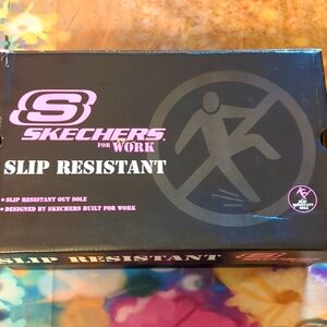 Skechers Size 10 Black Slip Resistant Shoes